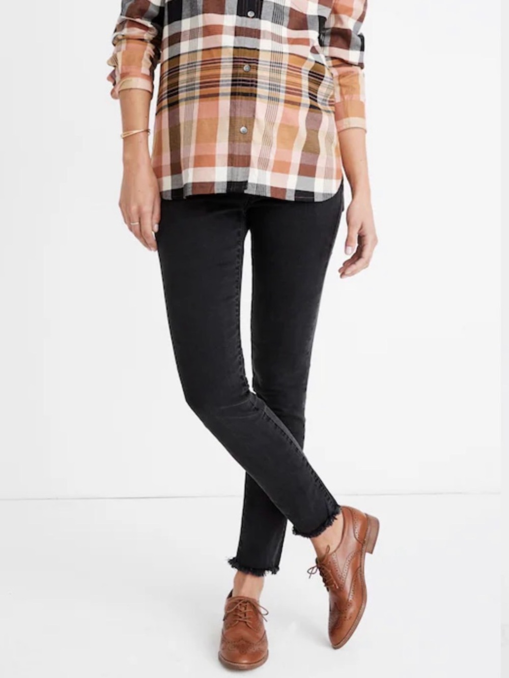 Maternity Side-Panel Skinny Jeans